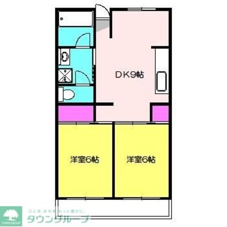 サンライズ青葉台の物件間取画像